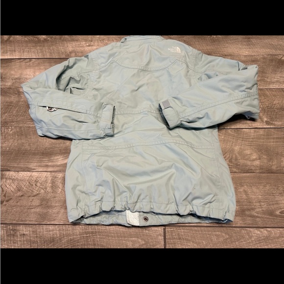 The North Face Baby Blue Hyvent Snowboarding Skiing Womens Coat Jacket Size S/P - Picture 10 of 10
